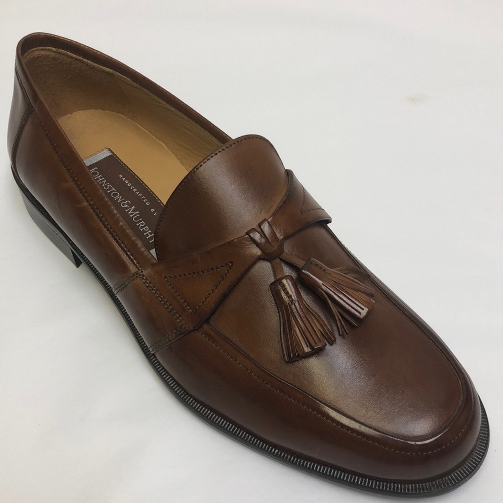 Johnston & Murphy Men Shoes Leather brown 9.5M - Picture 1 of 8